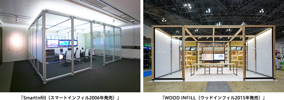 「SmartInfill（スマートインフィル2006年発売／「WOOD INFILL（ウッドインフィル2015年発売）」）」