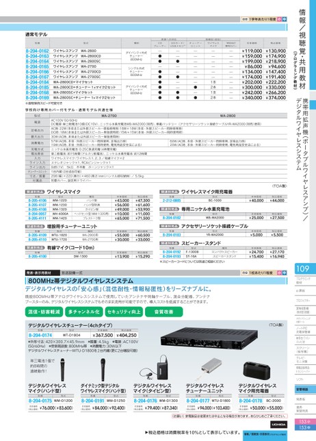 激安先着 火災報知 音響 測定機器の電池屋WA-2800 TOA ワイヤレスアンプ 抗菌 ダイバシティチューナーユニット WTU-1820 1台内蔵 