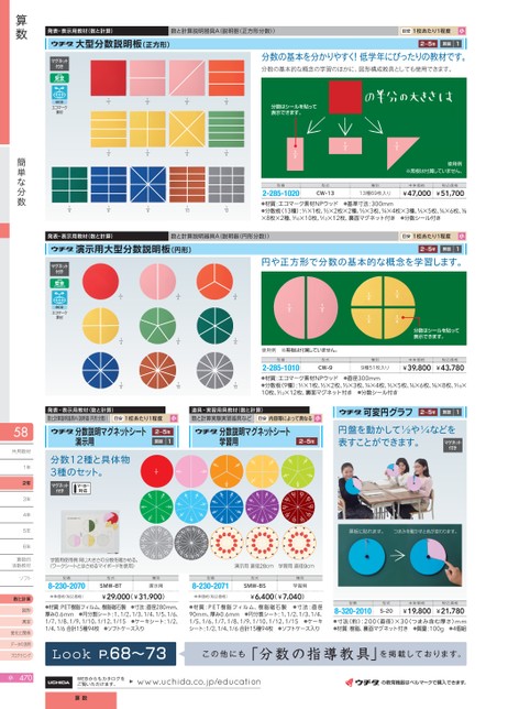 ウチダ 教材総合カタログ 小学校