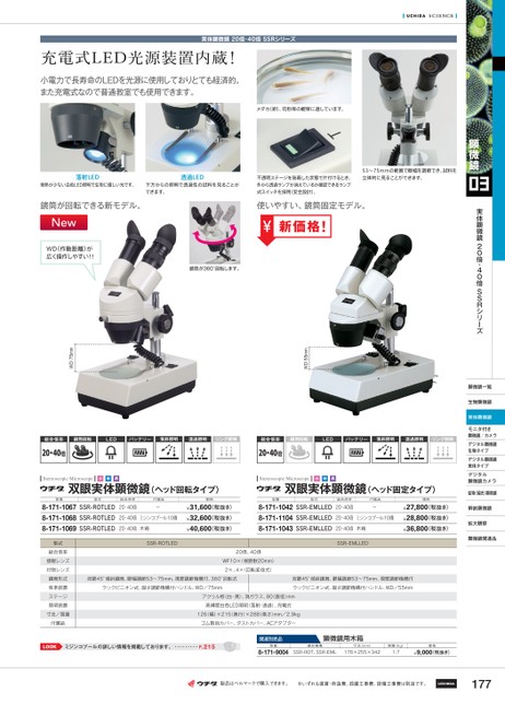 バーゲンで 機械工具のラプラス生物顕微鏡 セミプラノレンズ 三眼 1-7060-02