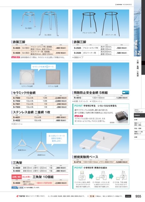 ウチダ理科カタログ 小学校