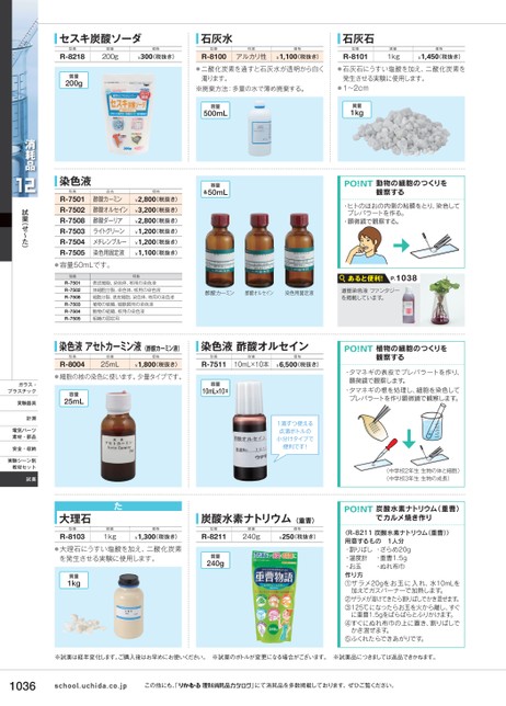 ウチダ理科カタログ 小学校