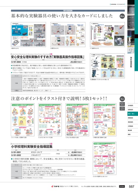 ウチダ理化学機器カタログ 中学高校