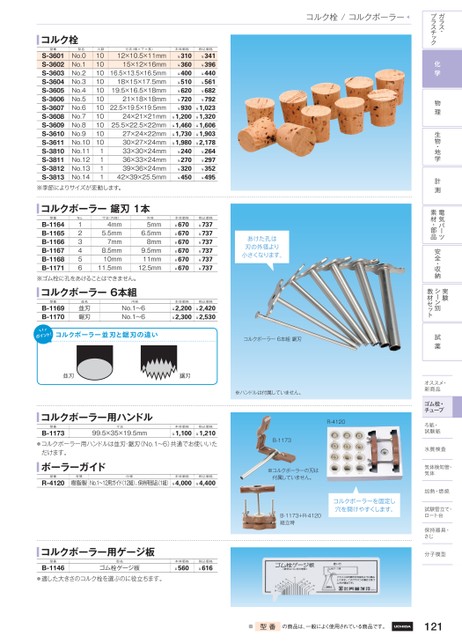 注目の 野中理化器製作所 コルクボーラー