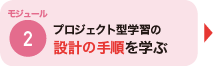 モジュール2 プロジェクト型学習の設計の手順を学ぶ