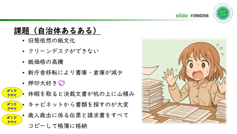 課題(自治体あるある)