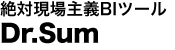 絶対現場主義BIツール「Dr.Sum」